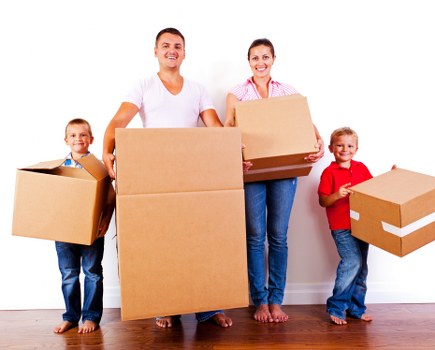 Movers helping a Homerton household prepare for a local relocation