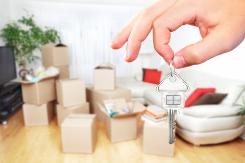 Customer booking and service agreement details for a van move