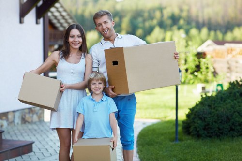 Moving day organisation for an office relocation in Homerton