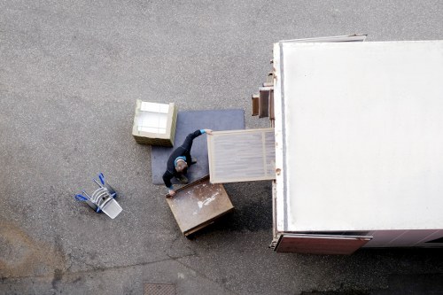 A local removals van serving homes and flats in Homerton