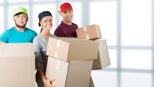 Prepared boxes and essentials ready for a house move in Homerton