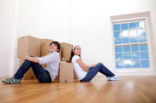 Loading furniture for an example Man With Van Homerton job