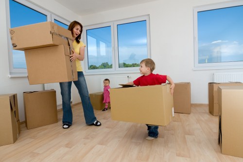Local moving van for flat and furniture transport in Homerton