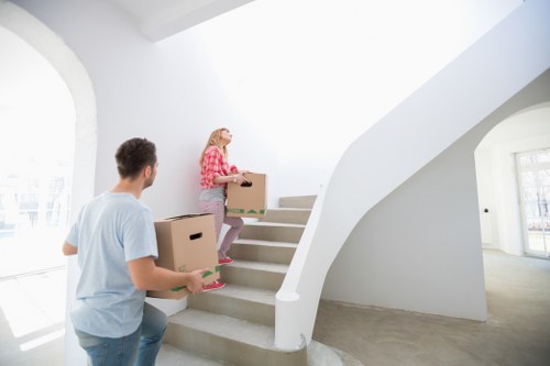 PPE and safe handling practices used during a Homerton van relocation