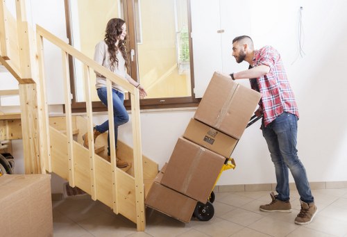 Local moving team handling flat removals in Homerton