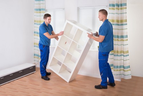 Local removal van service supporting a home or office move in East London