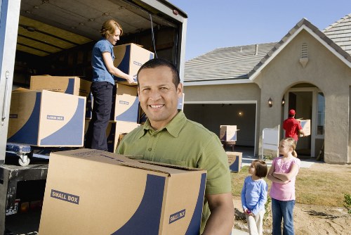Safe loading and moving operations by a professional Homerton man with a van